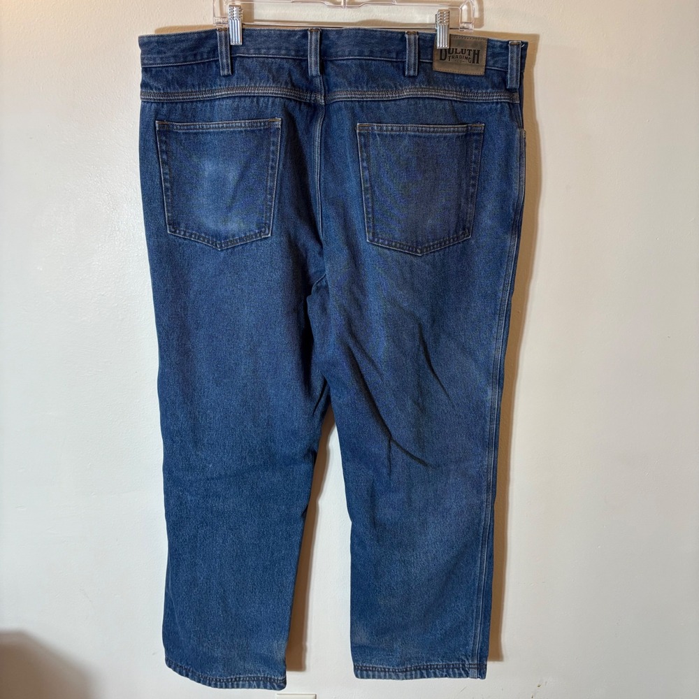 Duluth Trading Co Ballroom Flannel-Lined Relaxed Fit Jeans Size 42x30 - Picture 6 of 11